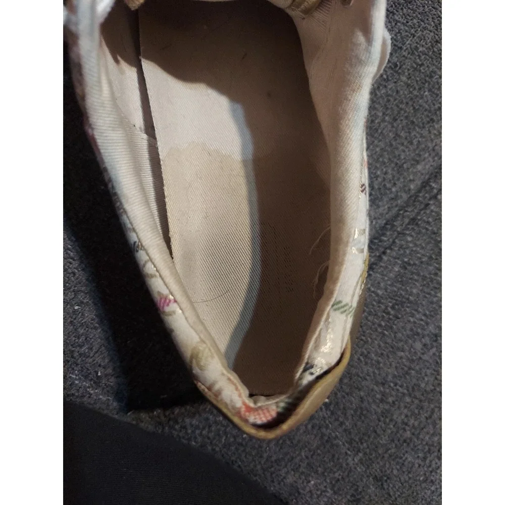 Coach Women's Size 8.5B Barrett Cream Gold Plaid Lace-Up Low Top Sneakers‎ Y2k